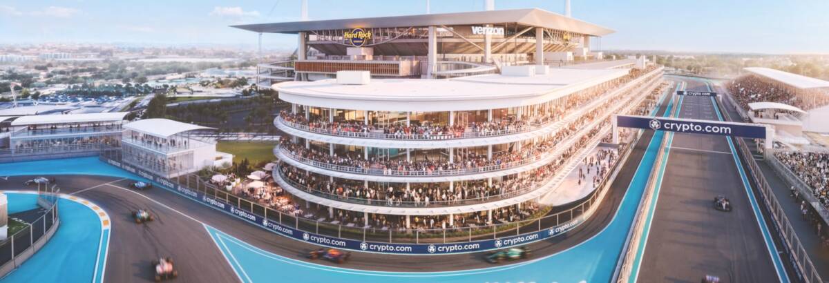 F1: Miami anuncia expansão gigante do Paddock Club