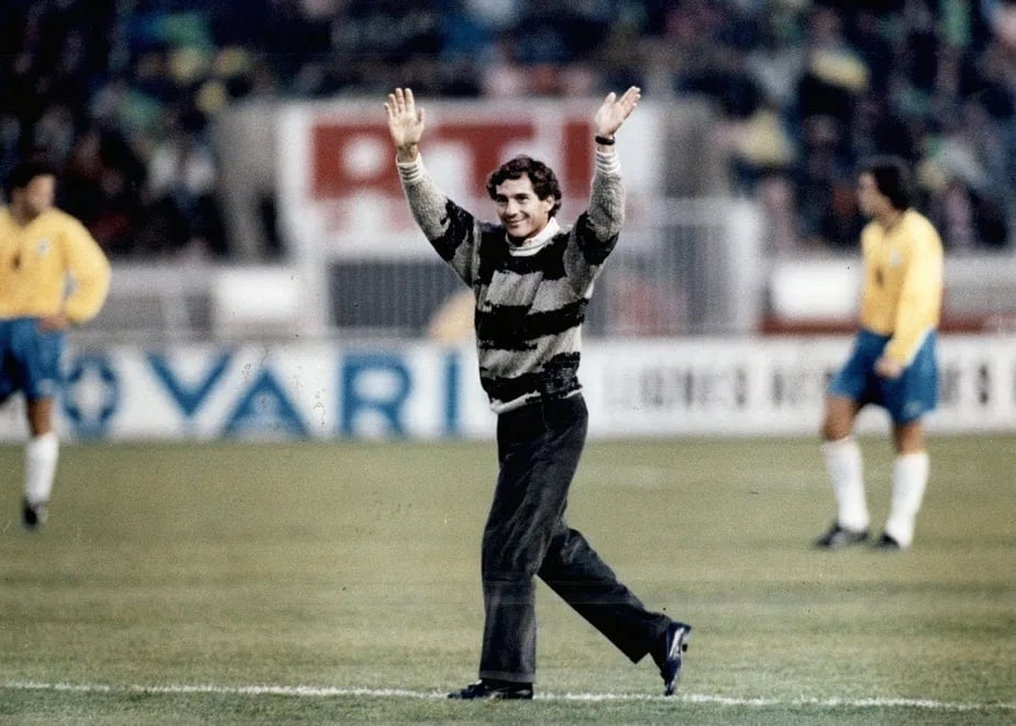 Ayrton Senna deu pontapé inicial em amistoso da Seleção antes da Copa de 1994 Ayrton Senna