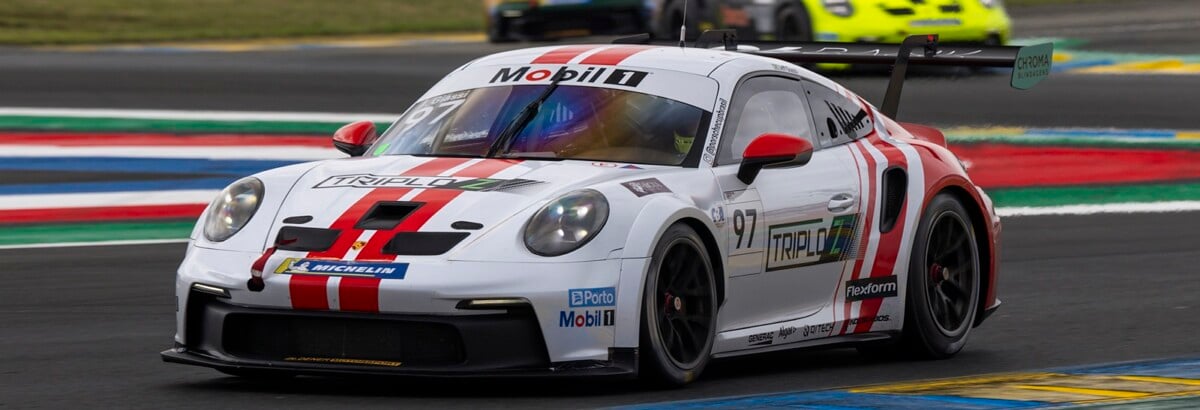 Porsche Cup: Giassi segura Müller em briga emocionante e vence corrida 1 em Le Mans Porsche Cup: Giassi segura Müller em briga emocionante e vence corrida 1 em Le Mans