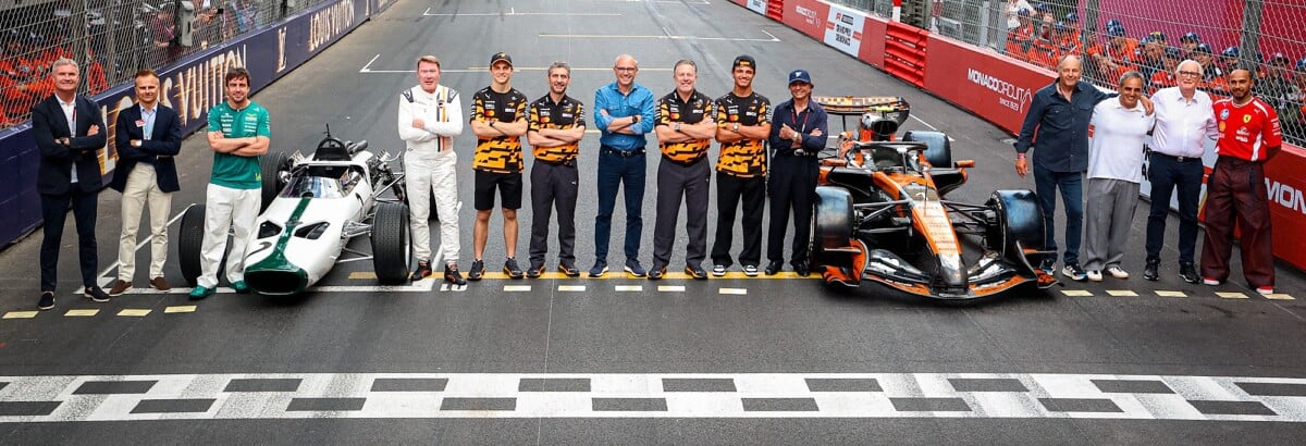 F1: Hamilton e Alonso participam de homenagem da McLaren