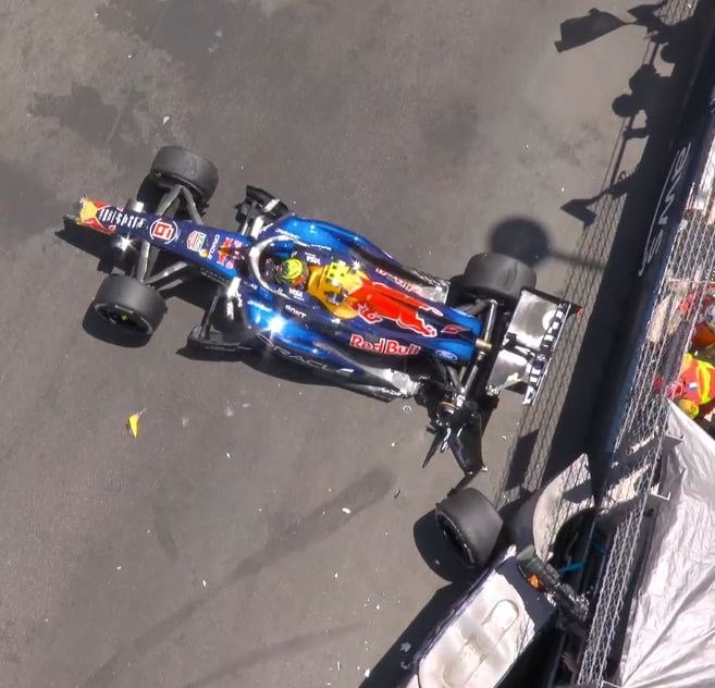 F1: Hadjar bate no TL1 e provoca primeira bandeira vermelha do GP de Mônaco