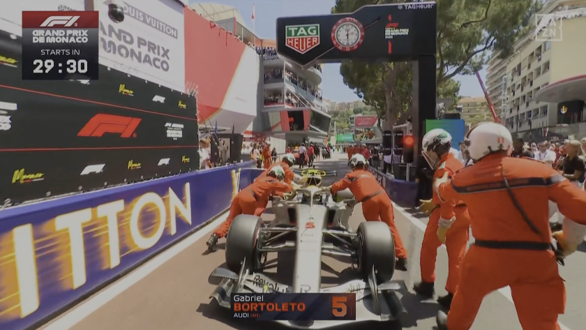 F1: Bortoleto tem problemas na saída dos boxes antes da largada do GP de Mônaco F1: Bortoleto tem problemas na saída dos boxes antes da largada do GP de Mônaco