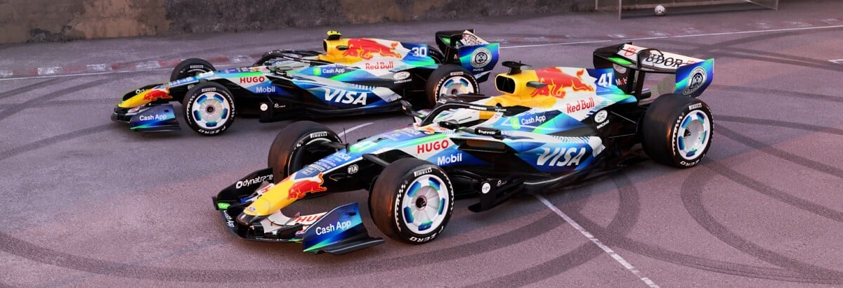 F1: Racing Bulls leva pintura inspirada em futebol para GP de Barcelona