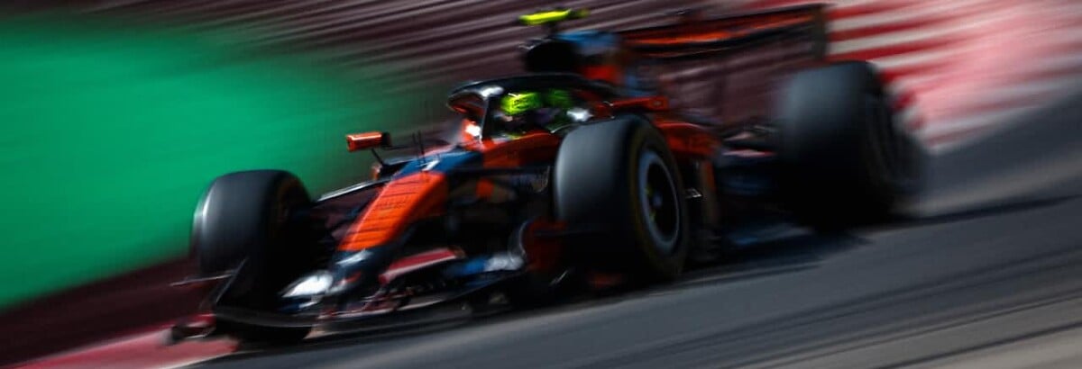 F1: Norris termina como mais rápido no TL2 do GP de Barcelona. Antonelli é 5º