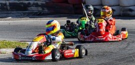 Lucca Amaral vence quinta etapa da Copa São Paulo de Kart Granja Viana e mantém liderança na Mirim