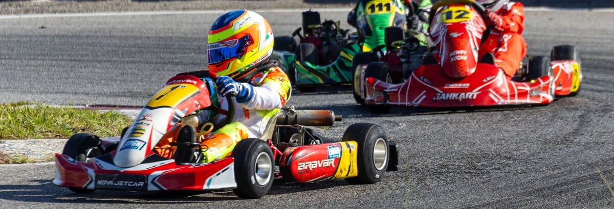 Lucca Amaral vence quinta etapa da Copa São Paulo de Kart Granja Viana e mantém liderança na Mirim