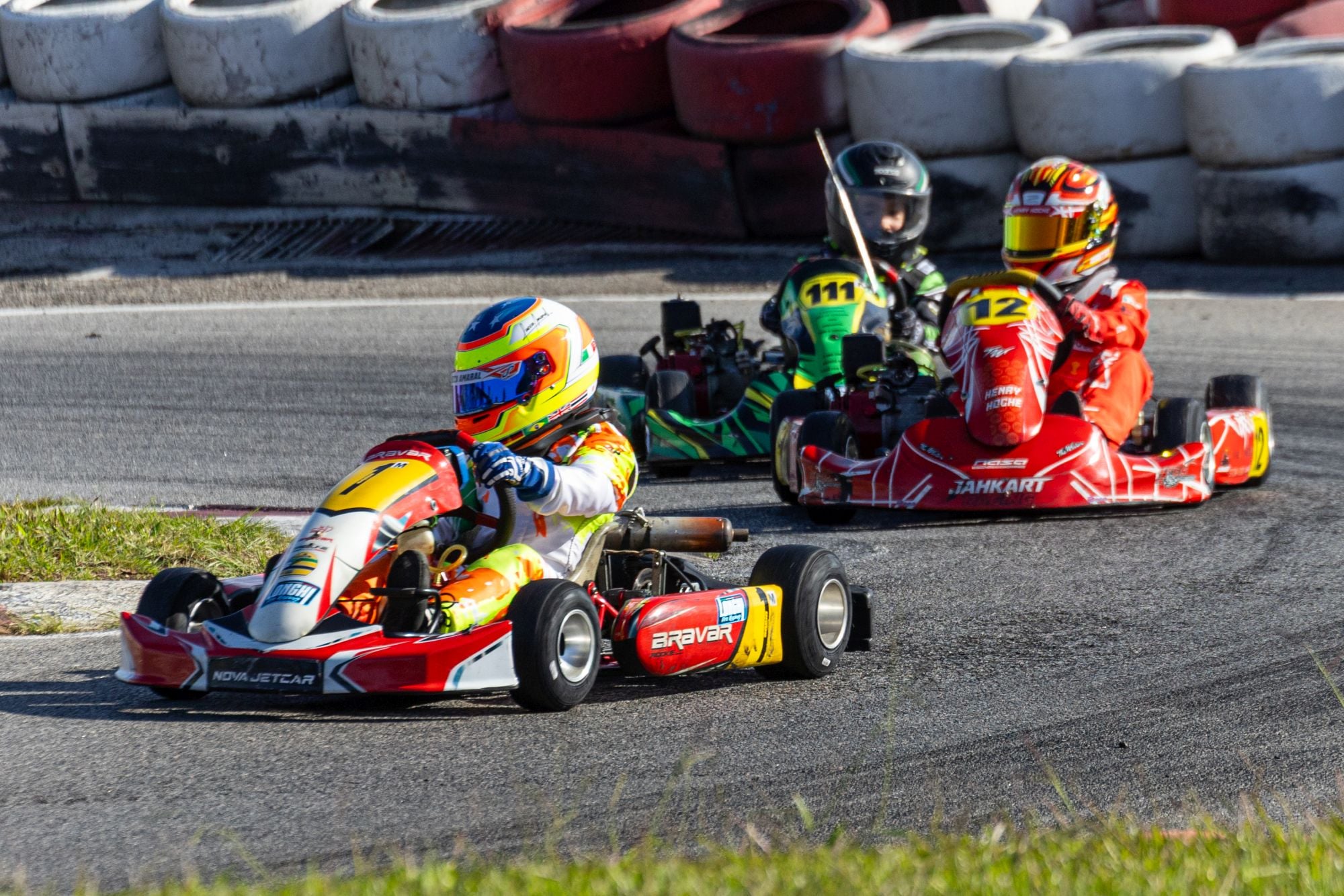Lucca Amaral vence quinta etapa da Copa São Paulo de Kart Granja Viana e mantém liderança na Mirim