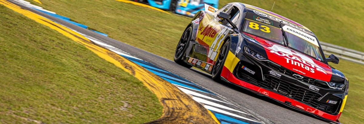 NASCAR Brasil: Gabriel Casagrande mostra velocidade e fatura terceiro lugar na Sprint Race no Velocitta