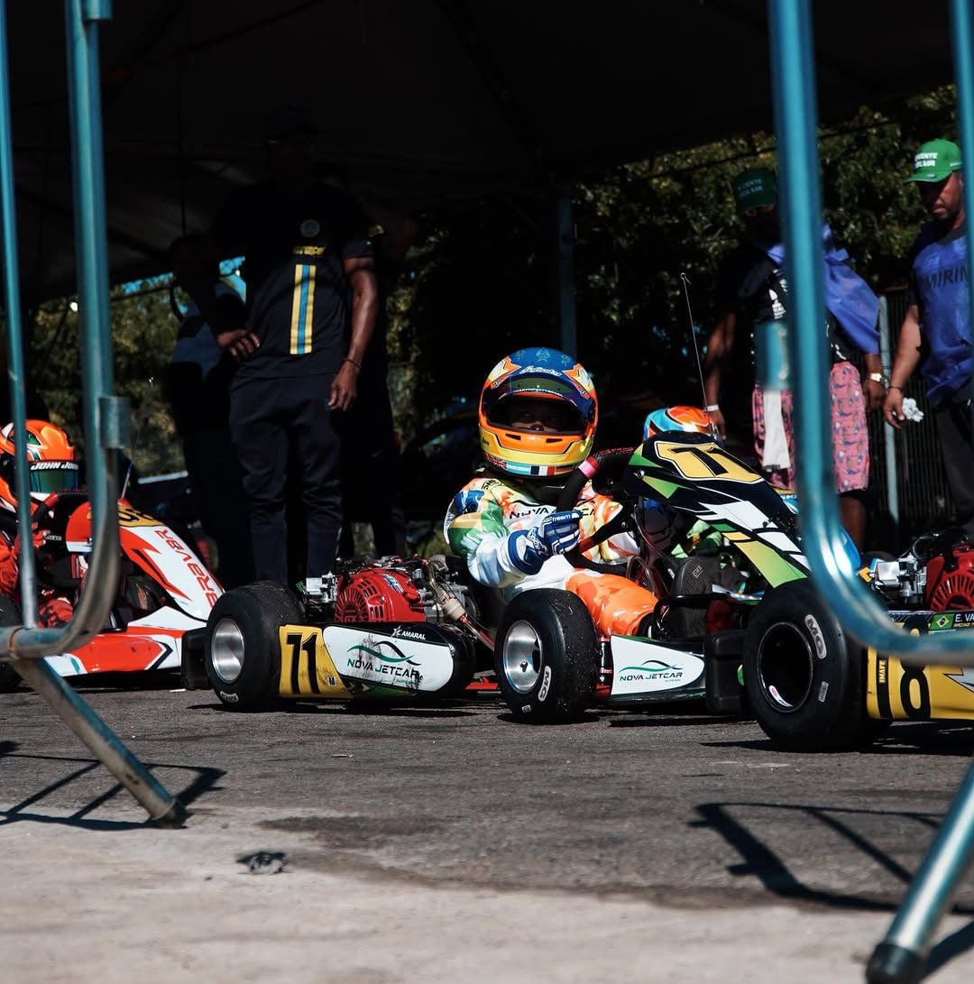 Lucca Amaral conquista novo pódio na Copa SP Light de Kart Lucca Amaral