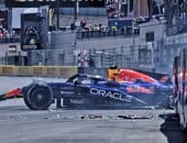 F1: Hadjar bate no TL1 e provoca primeira bandeira vermelha do GP de Mônaco