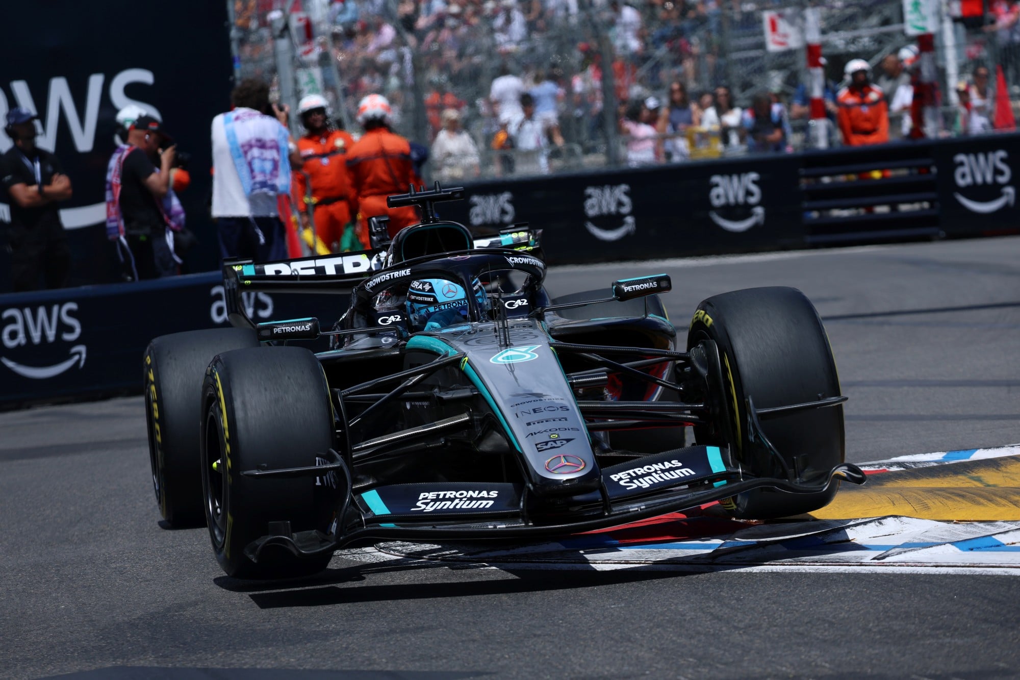 George Russell (GBR) Mercedes AMG Formula One Team W17.