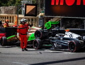 F3: Piloto sofre fraturas na coluna após acidente em Mônaco