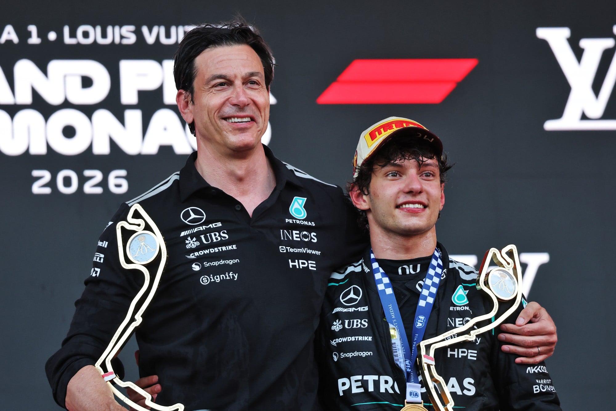 F1: Wolff comenta como tentou fazer Antonelli diminuir o ritmo em Mônaco