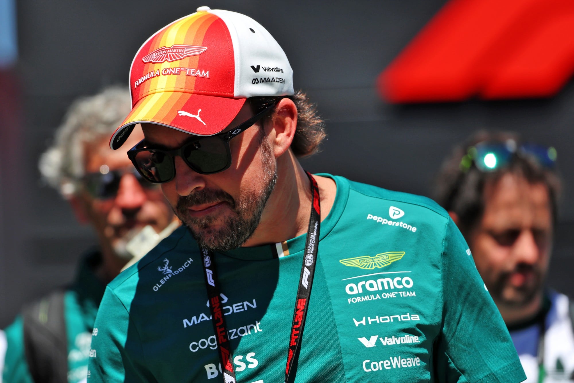 F1: Confira as imagens do primeiro dia do GP de Barcelona 2026 Fernando Alonso (ESP) Aston Martin F1 Team.