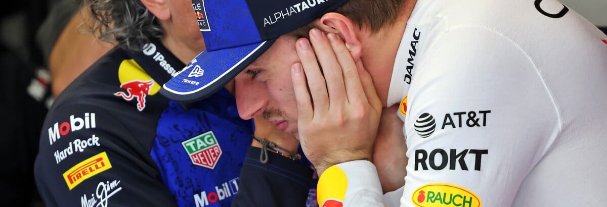 F1: Red Bull se desculpa com Verstappen após batida