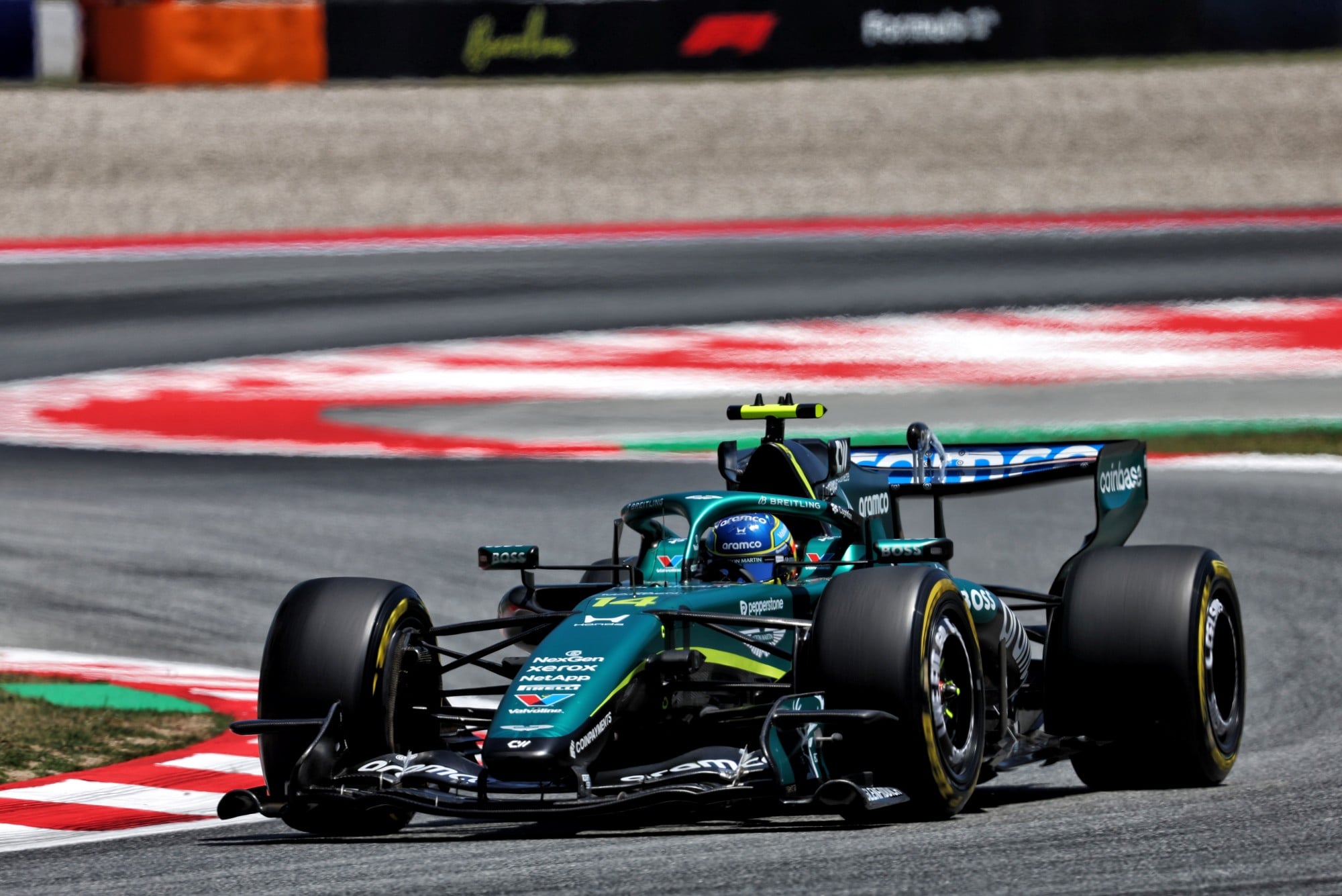F1: Confira as imagens do primeiro dia do GP de Barcelona 2026 Fernando Alonso (ESP) Aston Martin F1 Team AMR26.