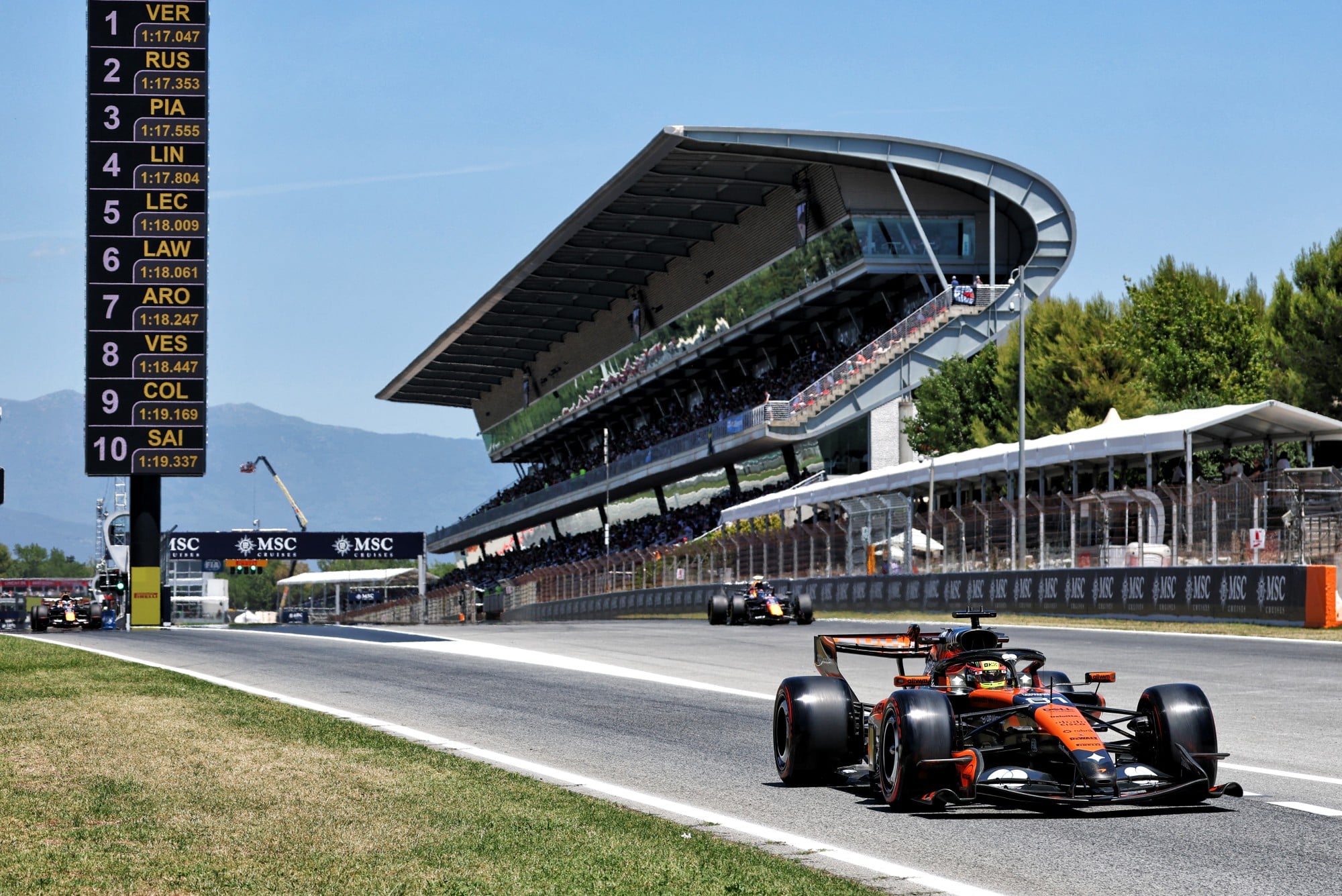 F1: Confira as imagens do primeiro dia do GP de Barcelona 2026 Oscar Piastri (AUS) McLaren F1 Team MCL40.