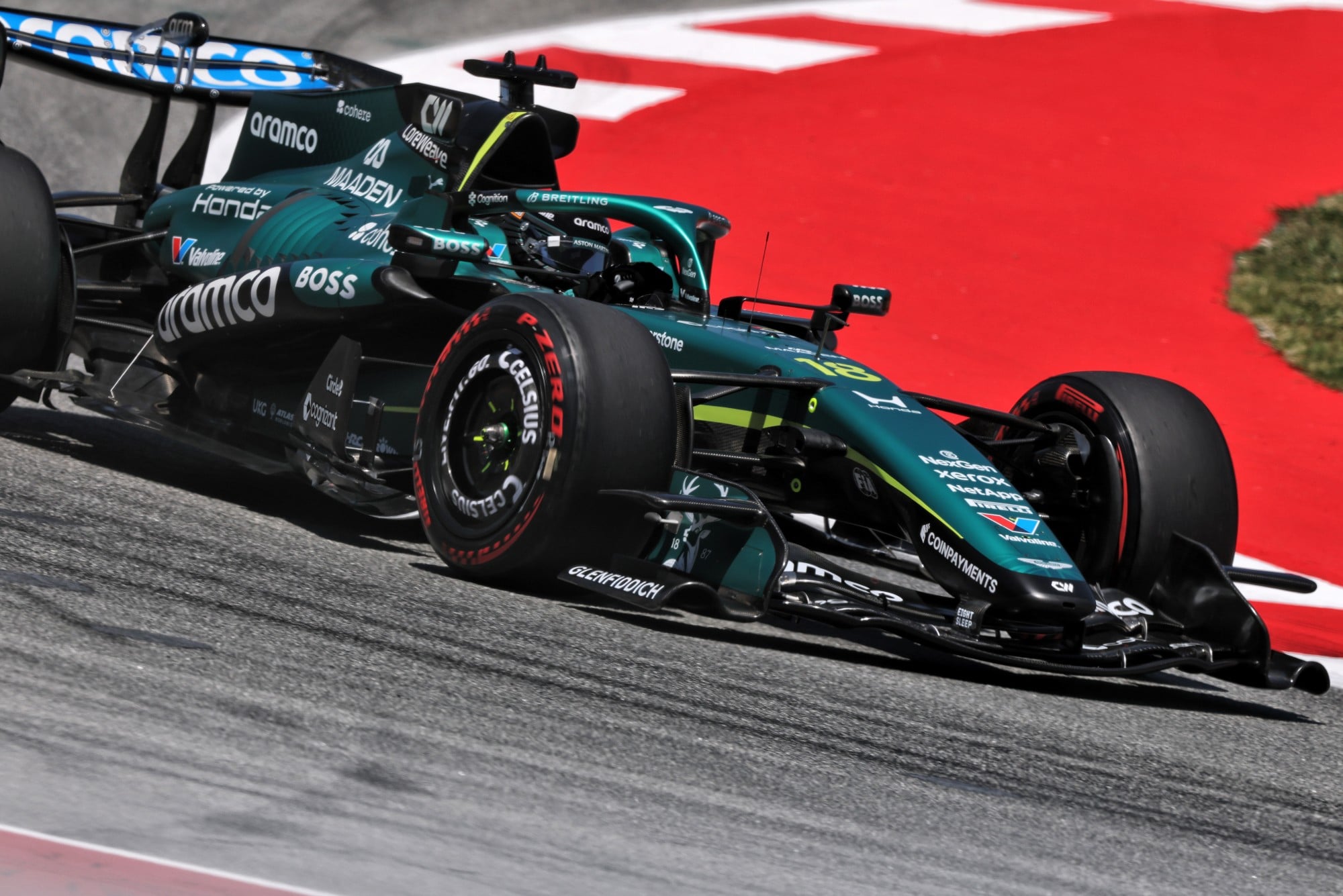 F1: Confira as imagens do primeiro dia do GP de Barcelona 2026 Lance Stroll (CDN) Aston Martin F1 Team AMR26.