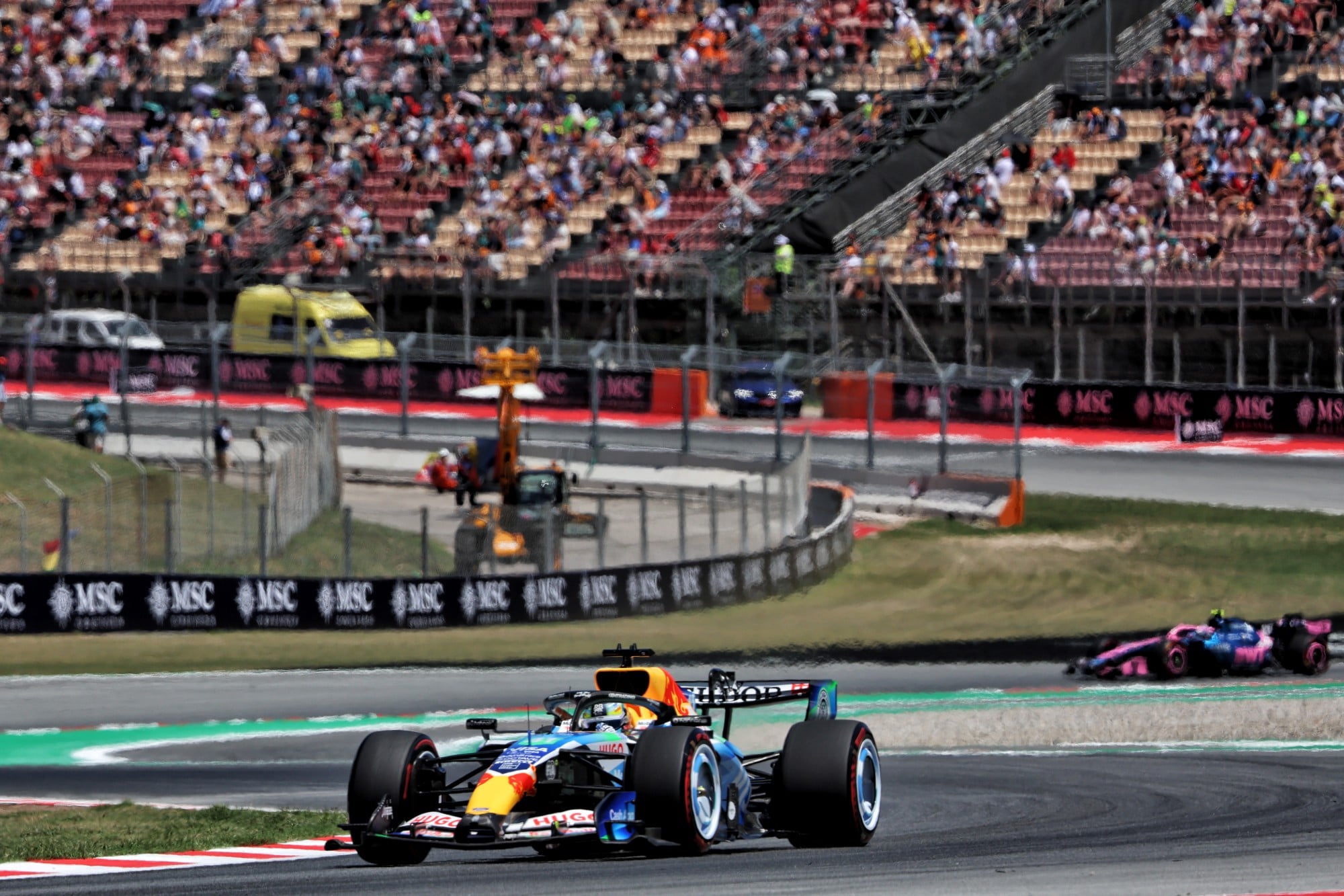 F1: Confira as imagens do primeiro dia do GP de Barcelona 2026 Arvid Lindblad (GBR) Racing Bulls Formula One Team VCARB 03.