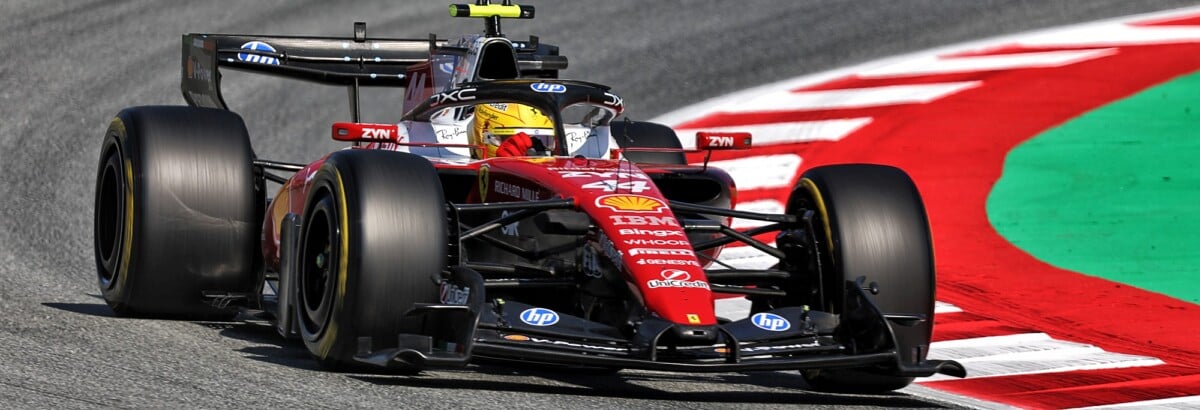 F1: Hamilton reclama de baixa aderência e espera evolução da Ferrari F1: Hamilton reclama de baixa aderência e espera evolução da Ferrari