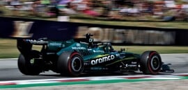 F1: Falhas de câmbio e dificuldades comprometem Aston Martin em Barcelona