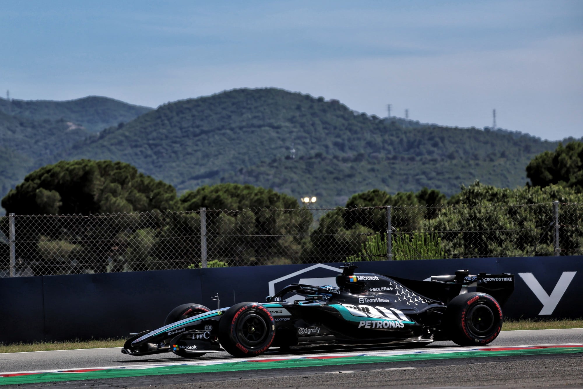 George Russell (GBR) Mercedes AMG Formula One Team W17.