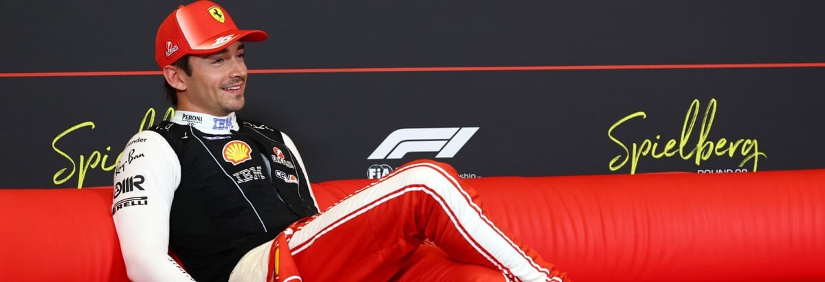 F1: Leclerc comemora primeira fila e elogia evolução da Ferrari