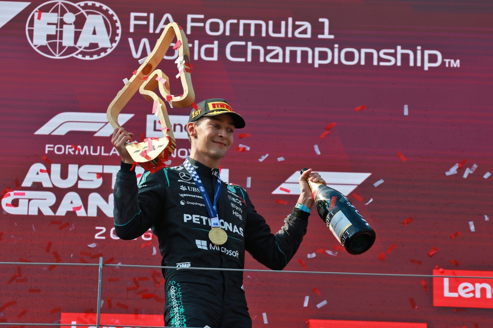 F1: Wolff elogia Russell após vitória dominante na Áustria