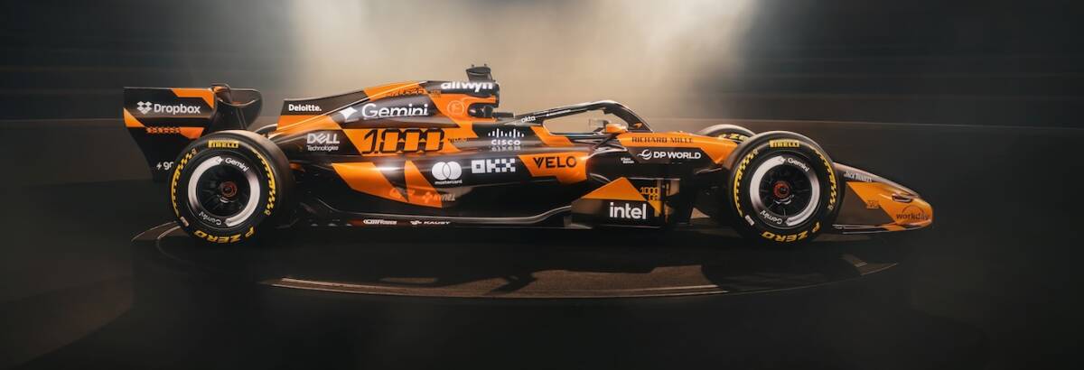 McLaren leva pintura especial para Mônaco em comemoração a 1000