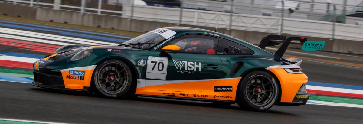 Porsche Cup: Salles passa Malucelli na largada e vence corrida 2 em Portugal Porsche Cup: Salles passa Malucelli na largada e vence corrida 2 em Portugal