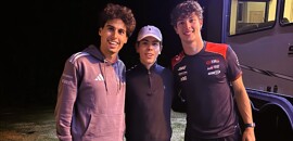 Francisco Rocha tem encontro com Bortoleto e Câmara nos bastidores da F1 e F2, em Silverstone