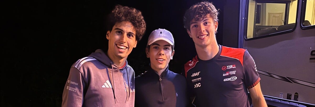 Francisco Rocha tem encontro com Bortoleto e Câmara nos bastidores da F1 e F2, em Silverstone Francisco Rocha tem encontro com Bortoleto e Câmara nos bastidores da F1 e F2, em Silverstone