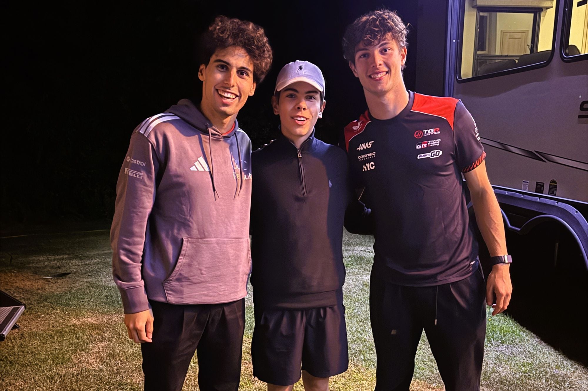 Francisco Rocha tem encontro com Bortoleto e Câmara nos bastidores da F1 e F2, em Silverstone Francisco Rocha