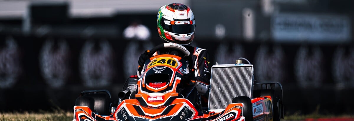 Na segunda prova pela OK, Francisco Rocha sobe ao pódio na WSK Euro Series, na Itália Na segunda prova pela OK, Francisco Rocha sobe ao pódio na WSK Euro Series, na Itália