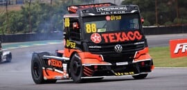 Vencedora da primeira corrida noturna da Copa Truck, R9 Competições acelera em desafio inédito em Cuiabá