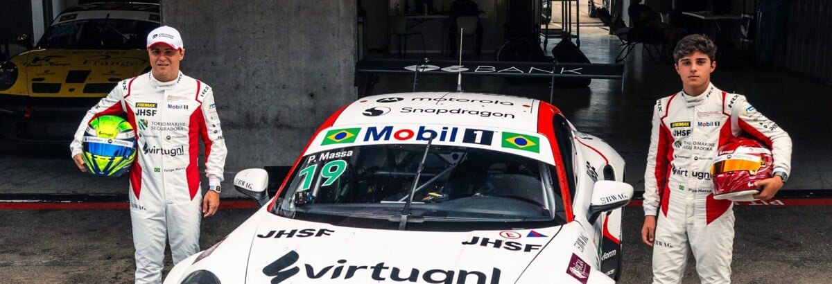 Felipe e Pipo Massa vão dividir o mesmo cockpit pela primeira vez na Porsche Endurance Felipe e Pipo Massa vão dividir o mesmo cockpit pela primeira vez na Porsche Endurance