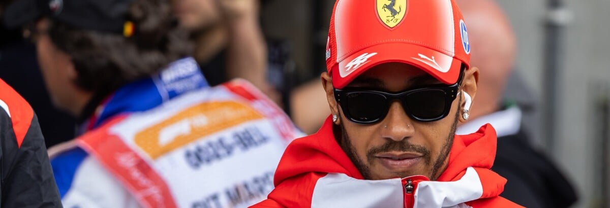 F1: Hamilton reage após atropelar mecânico da Ferrari durante pit stop na Bélgica