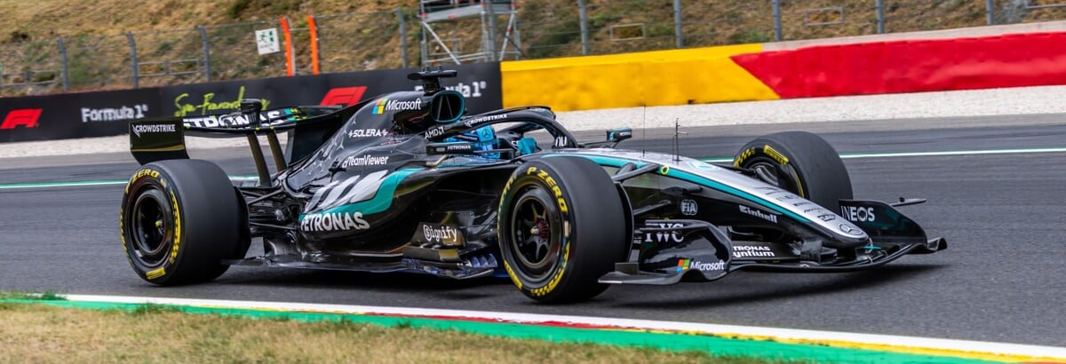 F1: Mercedes investiga perda de velocidade de Russell nas retas F1: Mercedes investiga perda de velocidade de Russell nas retas
