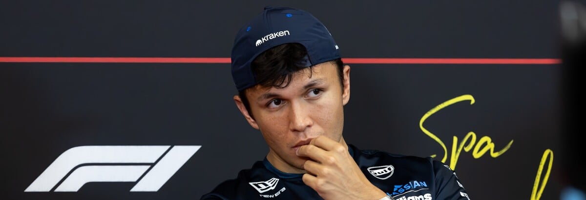 F1: Albon vê que Williams retrocedeu “dois ou três anos” na temporada 2026