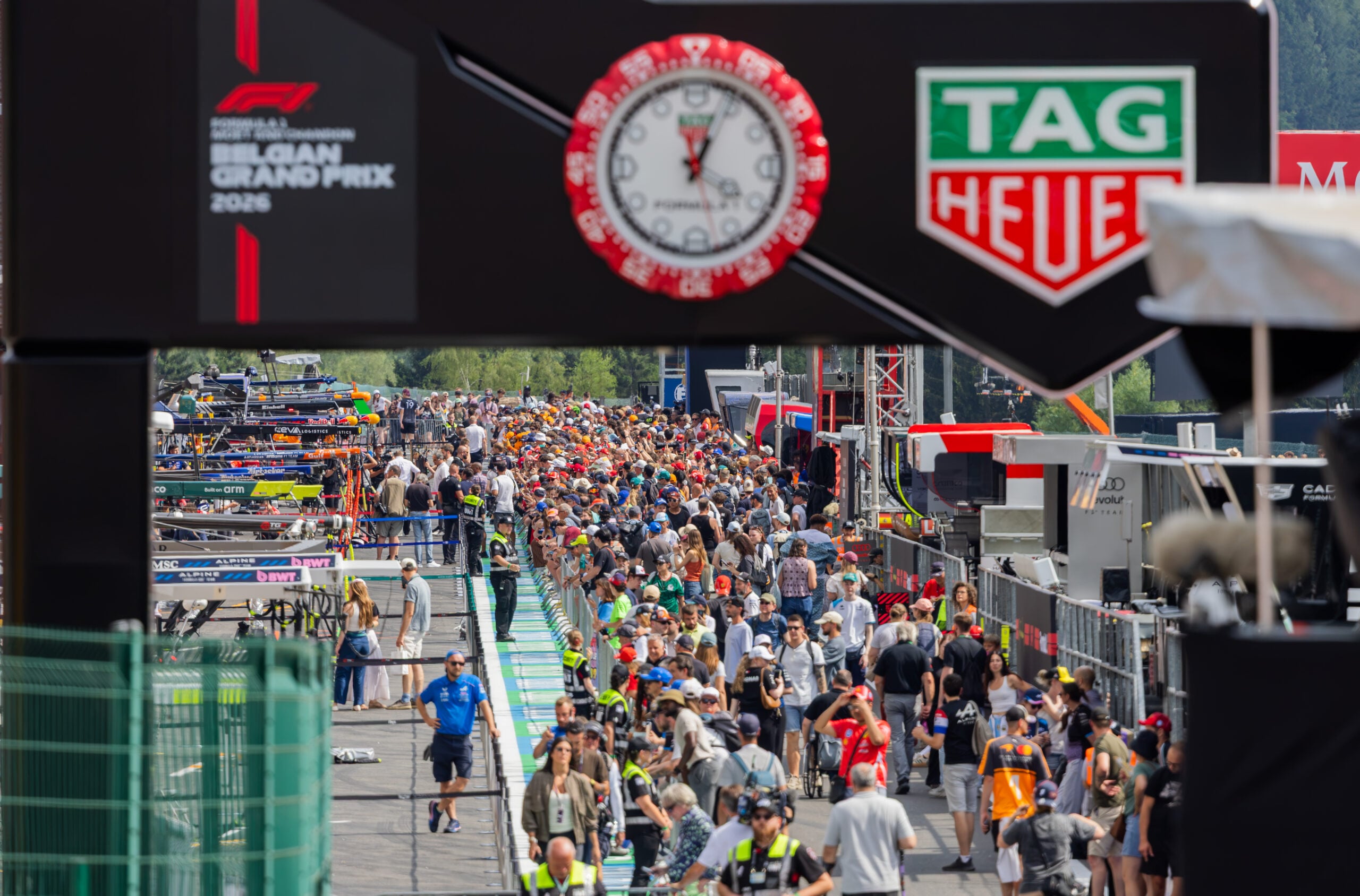 F1: Confira as imagens desta quinta-feira do GP da Bélgica 2026 F1: Confira as imagens desta quinta-feira do GP da Bélgica 2026