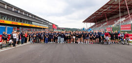 F1: Gasly reúne pilotos para homenagem a Anthoine Hubert em Spa