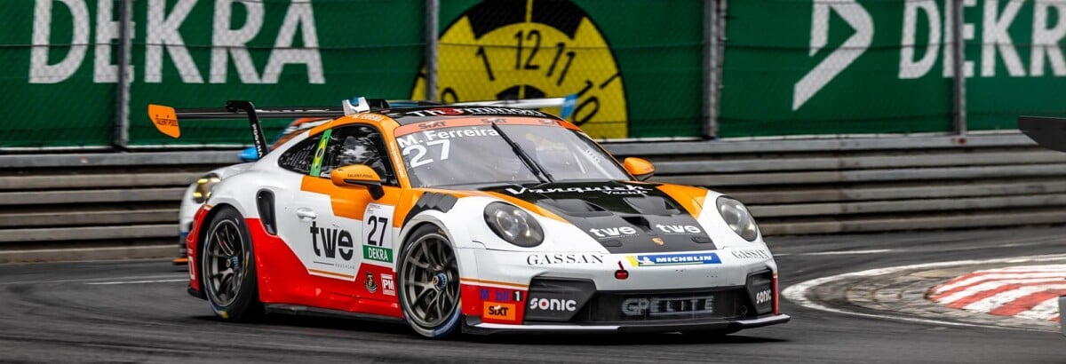 Matheus Ferreira conquista pódio em Norisring pela Porsche Cup Alemã Matheus Ferreira conquista pódio em Norisring pela Porsche Cup Alemã
