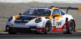 Matheus Ferreira conquista pódio na Porsche Supercup em Spa na preliminar da F1