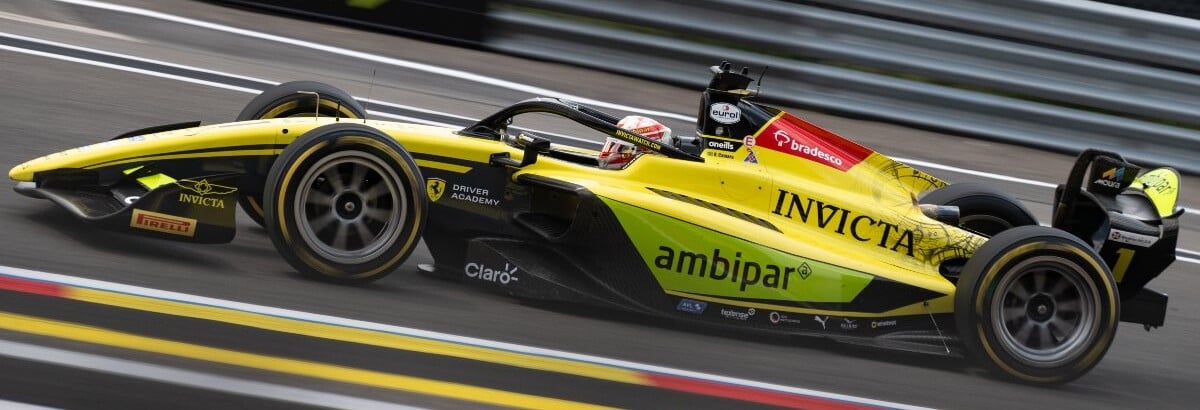 F2: Rafa Câmara domina corrida em Spa com pole, vitória e melhor volta F2: Rafa Câmara domina corrida em Spa com pole, vitória e melhor volta