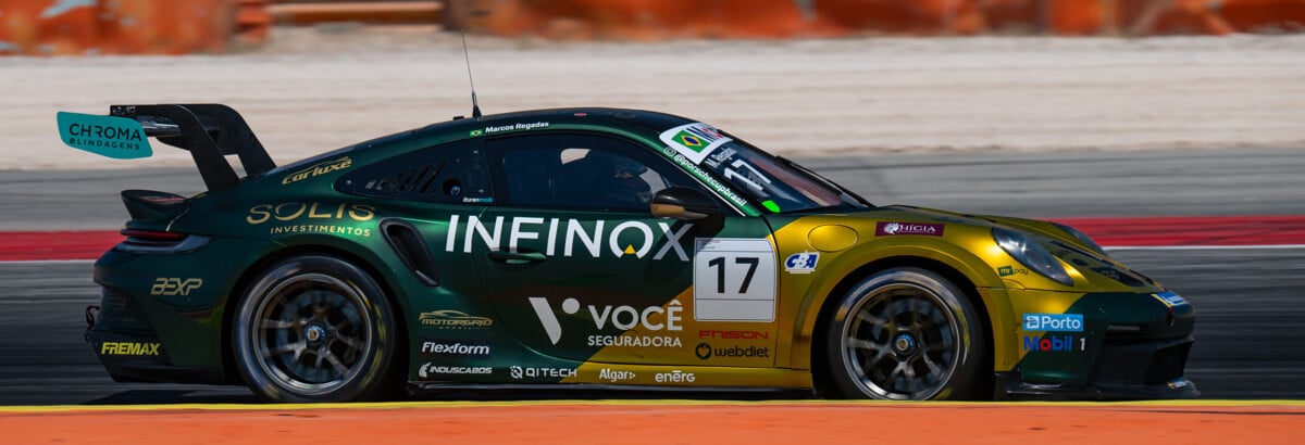 Em grande escalada, Regadas termina em terceiro primeira corrida da Porsche Cup no Algarve