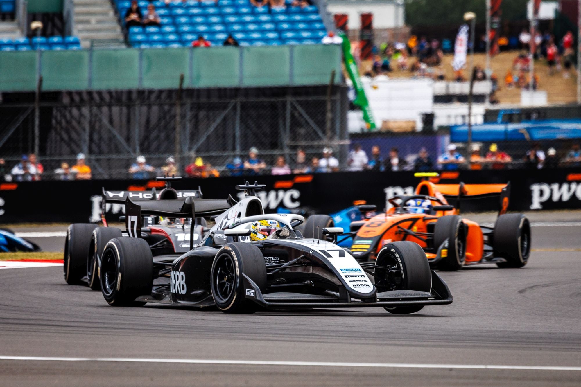 F3: Pedro Clerot sobe oito posições e destaca bom ritmo do carro na corrida principal em Silverstone