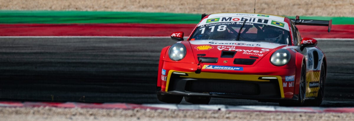 Dupla Comparatto e Baptista larga na primeira fila dos 300 km da Porsche Cup no Algarve Dupla Comparatto e Baptista larga na primeira fila dos 300 km da Porsche Cup no Algarve