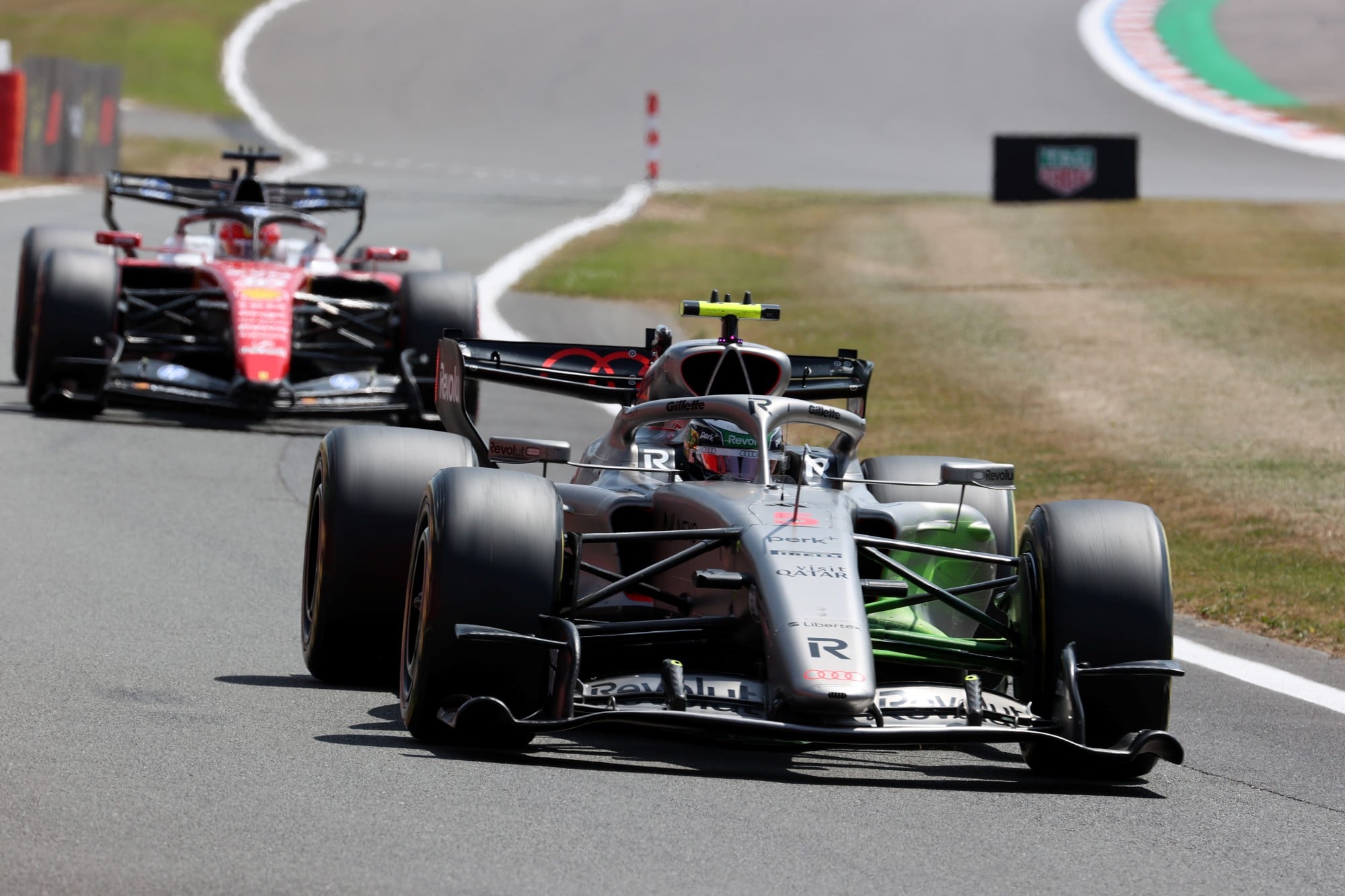 F1: Confira as imagens desta sexta-feira do GP da Inglaterra Gabriel Bortoleto (BRA) Audi F1 Team R26.