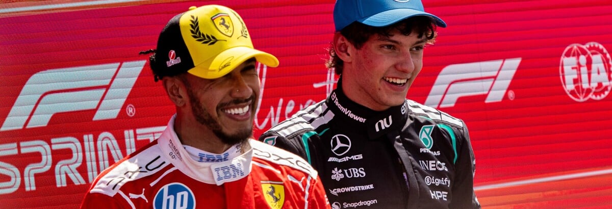 F1: Hamilton acredita que Antonelli vai correr na Ferrari no futuro F1: Hamilton acredita que Antonelli vai correr na Ferrari no futuro