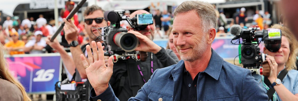 F1: Horner reaparece no paddock após saída da Red Bull F1: Horner reaparece no paddock após saída da Red Bull